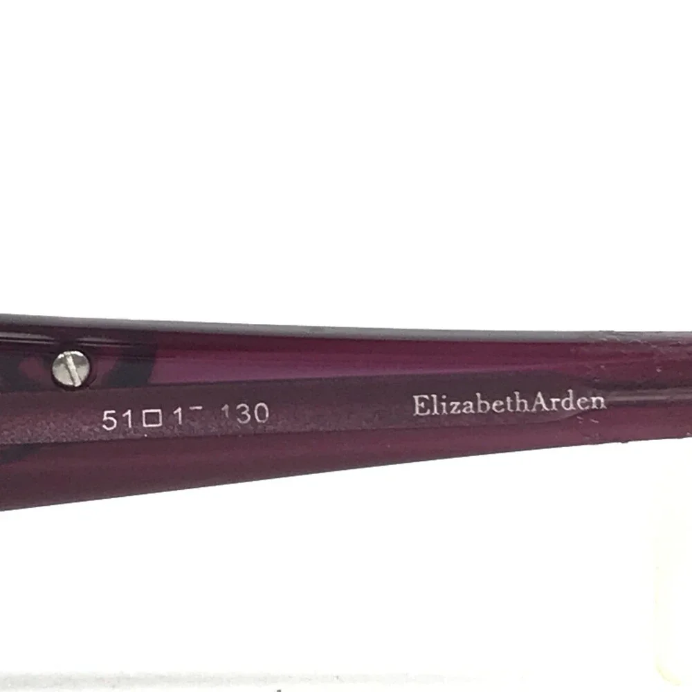 Elizabeth Arden EA 111-3 Eyeglasses Frames Purple Rectangular Full Rim 51-17-130